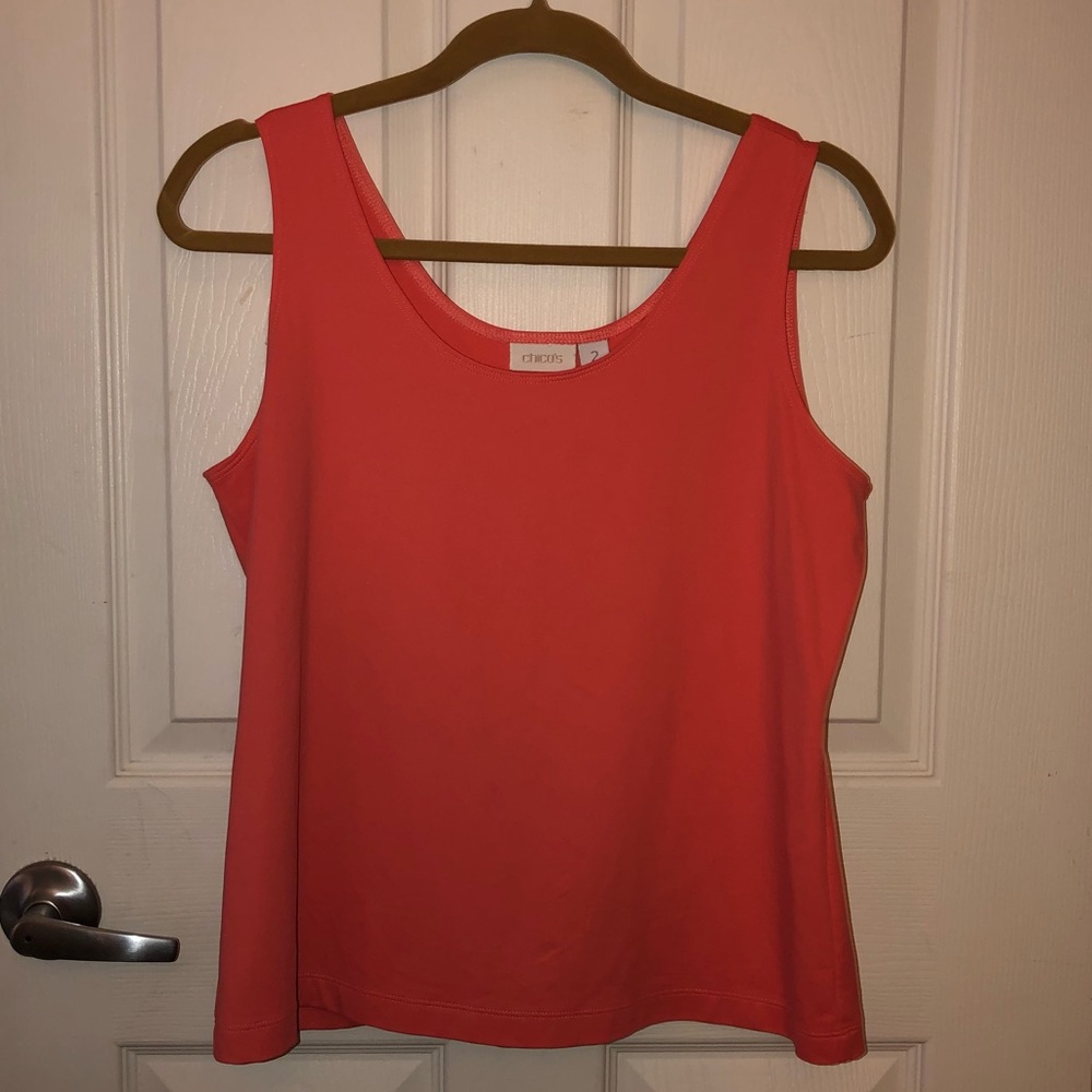 Chico’s Coral Layering Tank ☀️